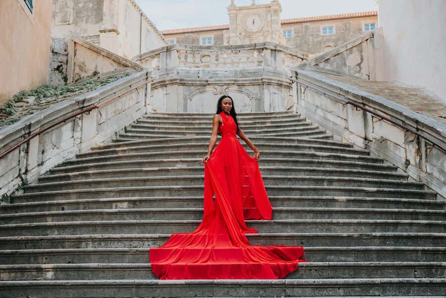 Dubrovnik: Private Flying-dress Photoshoot - Walking through Dubrovnik’s Old Town