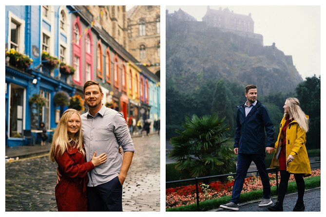 Edinburgh Photoshoot for Couples, Families & Solo Travellers - What You Receive for $205.69