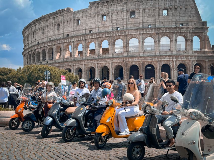 Exclusive Rome Vespa Tour with Professional Photographer - Coffee at a High Point Over Rome