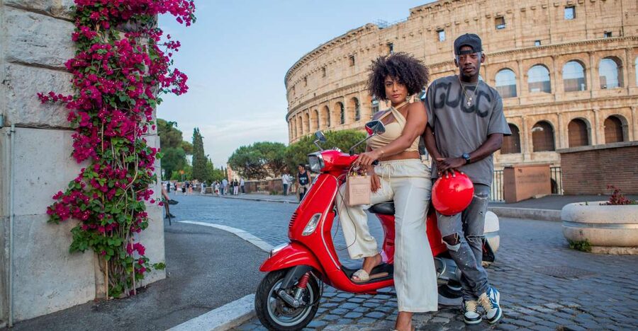 Explore city on Vespa with Professional Photographer - The Colosseum: a dramatic first photo stop