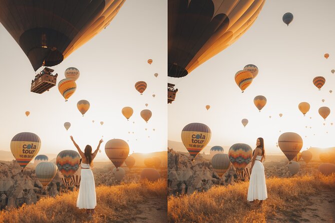 Fascinating Cappadocia Photoshoot by Private Minivan - Love Valley and the first balloon portraits