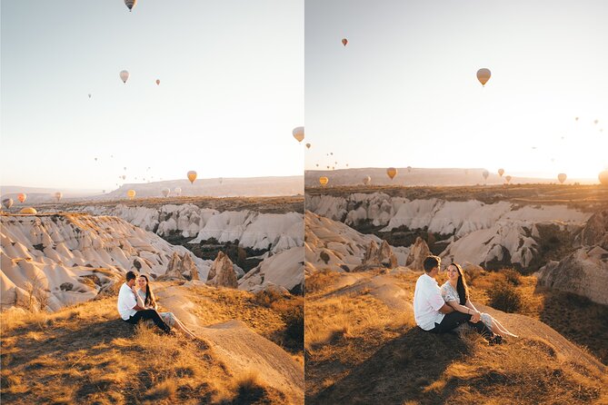 Fascinating Cappadocia Photoshoot by Private Minivan - Red Valley and the richest color contrast