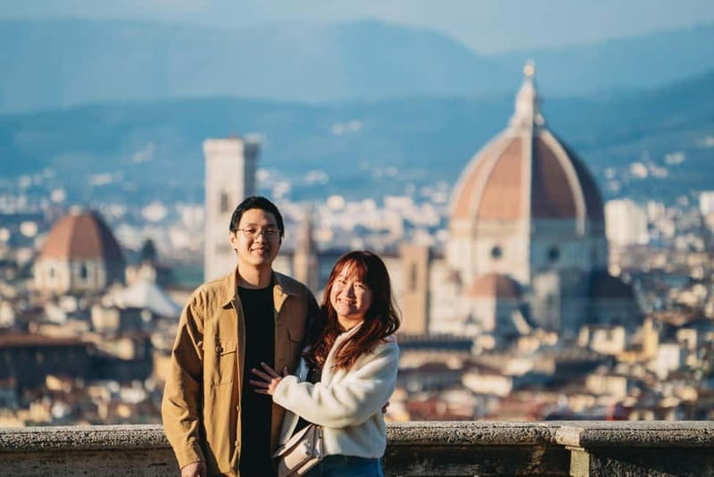 Florence: City Skyline Photoshoot at Piazzale Michelangelo - What happens during the 30-minute session