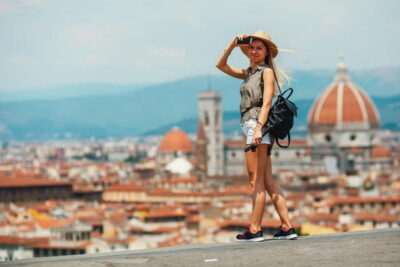 City Skyline Photoshoot at Piazzale Michelangelo