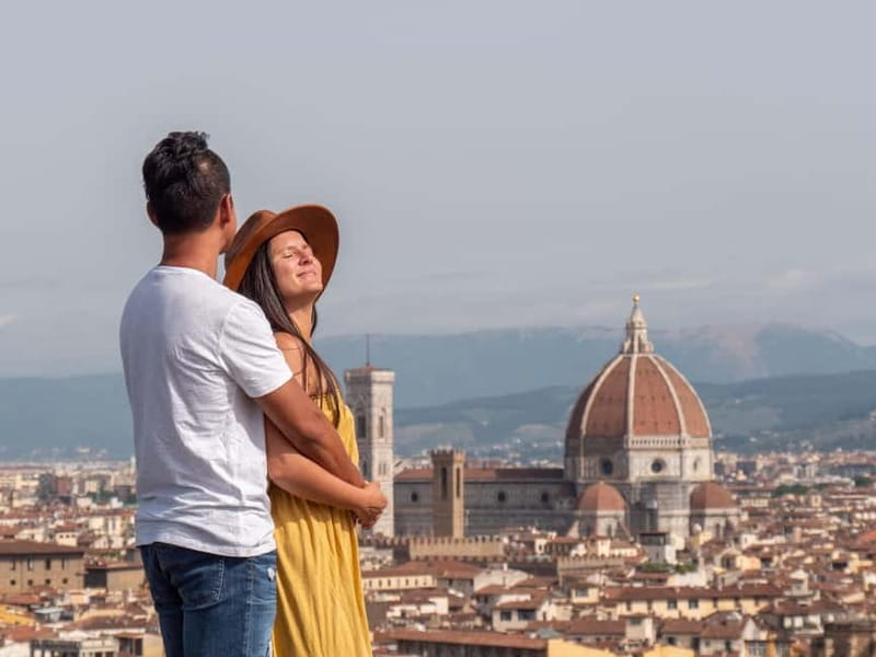 Florence: City Skyline Photoshoot at Piazzale Michelangelo - The 60-minute walk through nearby viewpoints