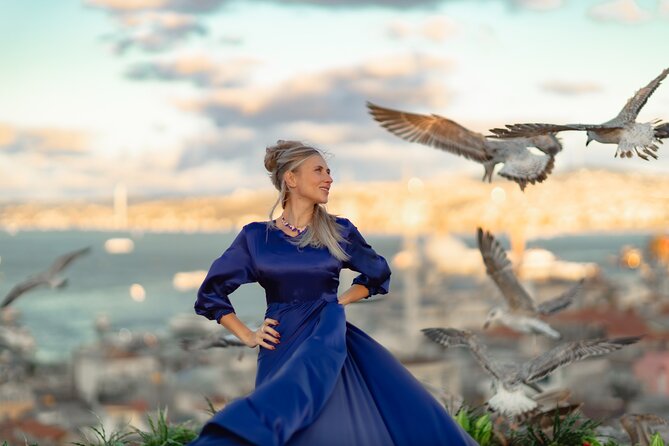 Flying Dress Photography on an Iconic Rooftop in Istanbul - What You Receive for the $128.22 Price