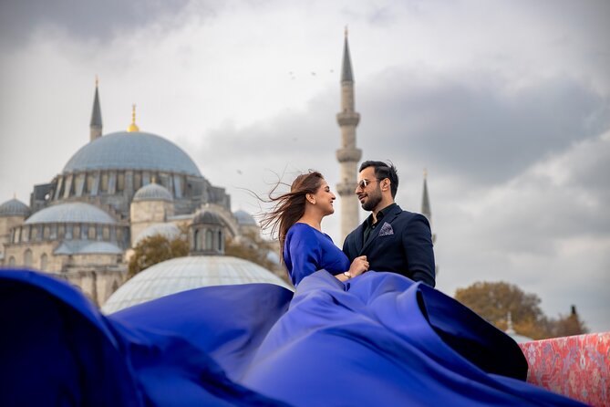 Flying Dress Photography on an Iconic Rooftop in Istanbul - Choosing the Flying Dress