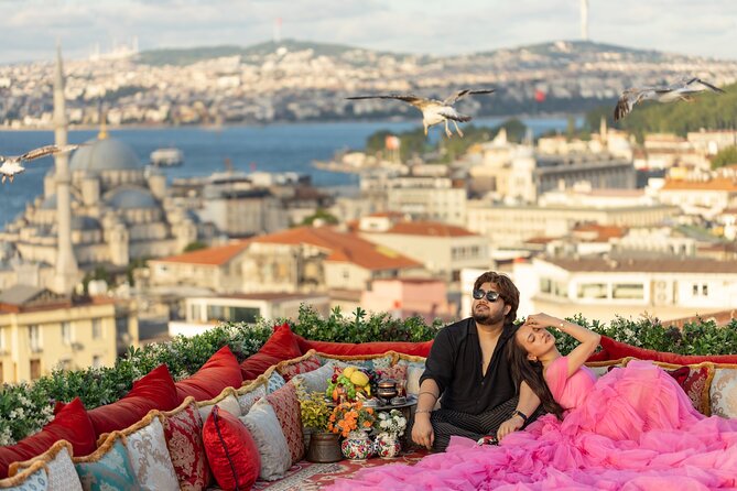 Flying Dress Photography on an Iconic Rooftop in Istanbul - How the One-Hour Appointment Works