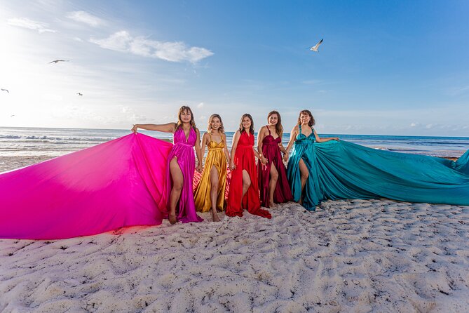 Flying dress photoshoot cancun - The real cost: $180 per person