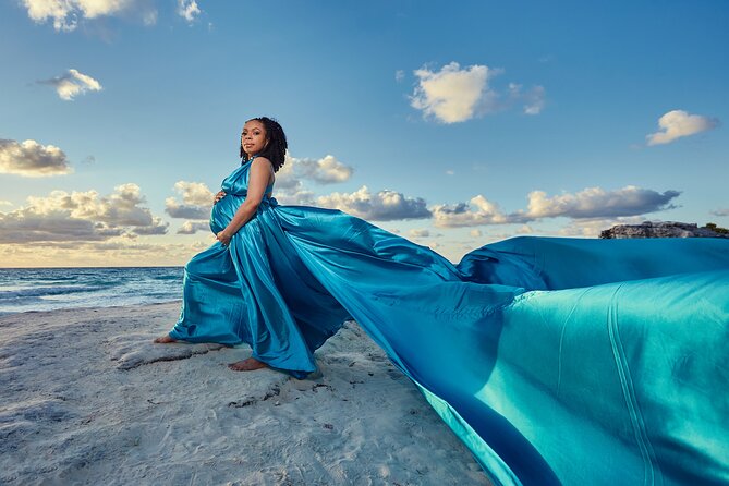 Flying dress photoshoot cancun - The dress is included, but the dress controls the shoot