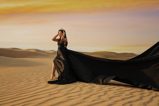Flying Dress Photoshoot Dubai Solo, Couple and Group 3Hours - What you receive after the shoot