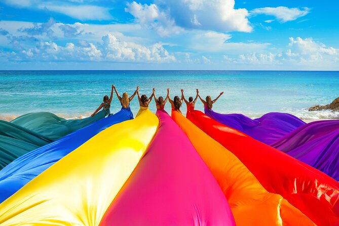 Flying Dress Photoshoot in Barbados - What the Miami Beach photoshoot feels like