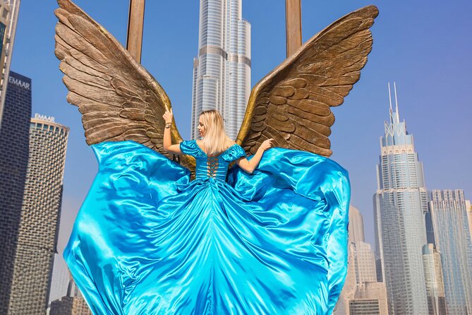 Flying Dress Photoshoot in Dubai - The strongest parts of the experience