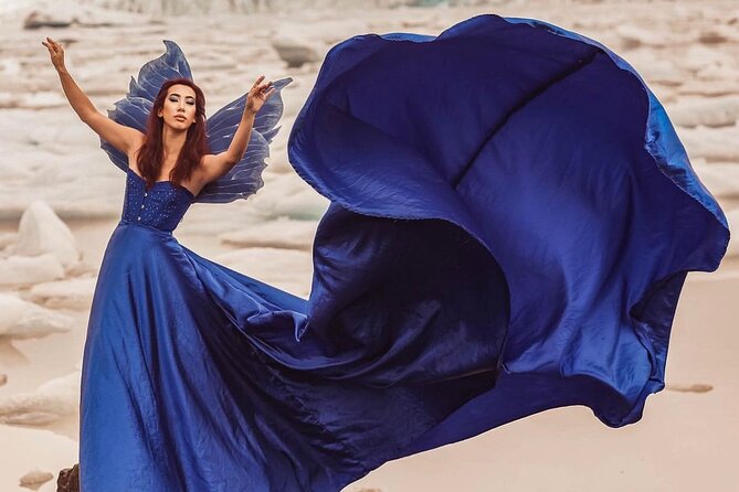 Flying Dress Photoshoot in Kauai - Working with Zane and posing for the camera