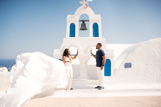 Flying Dress Santorini Photoshoot - Key points to know before booking
