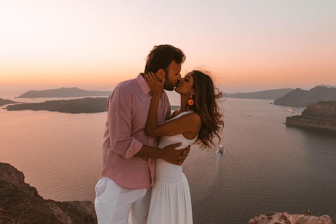 Flying Dress Santorini Photoshoot - What the one-hour session feels like