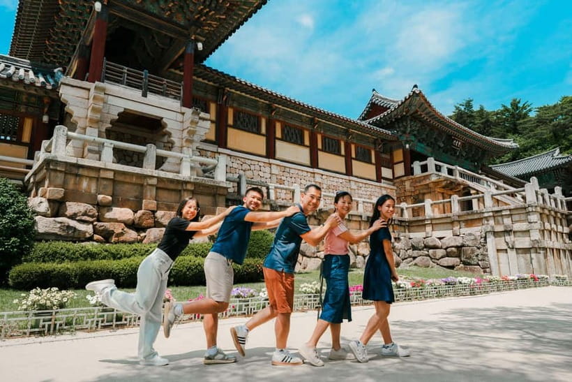 From Busan: Gyeongju Small Group Photo Tour & Hotel Pick-up - Lunch and free time along Hwangnidan-gil