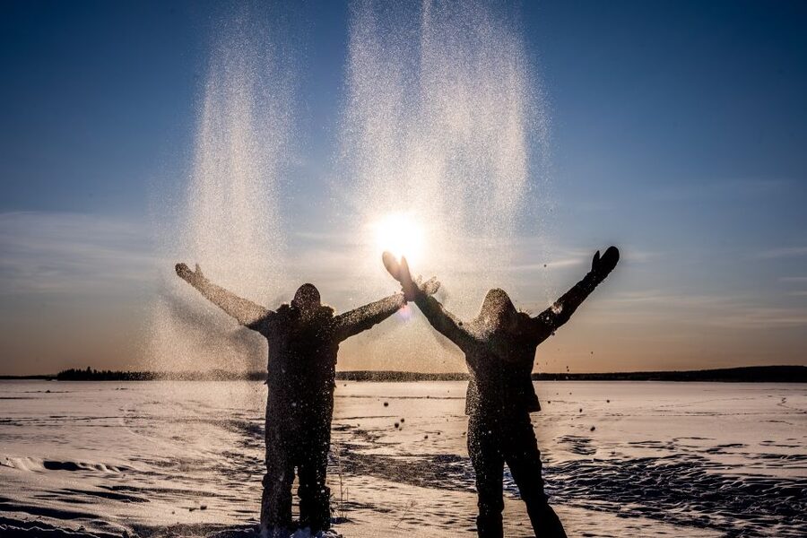 From Rovaniemi: Private Photoshoot in the Lappish Wilderness - What the one-hour session feels like