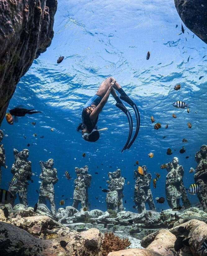 Gili Air: Private Snorkeling in 4 Spots with GoPro Camera - Fish Garden ends the route with schooling fish