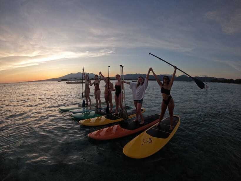 Gili sunrise stand-up paddle boarding (drone photoshoot) - Should you book the Gili sunrise paddleboard tour?