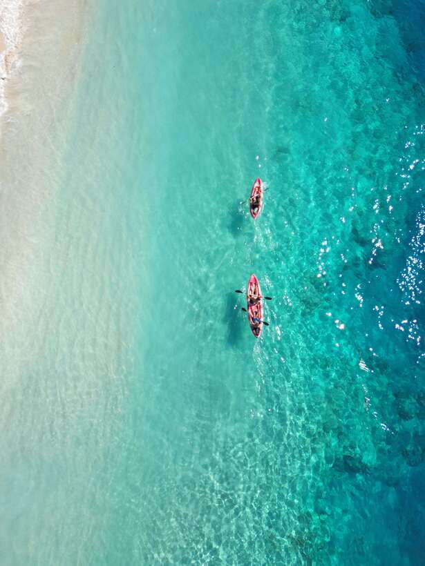 Gili sunrise stand-up paddle boarding (drone photoshoot) - Sunrise before Gili Trawangan wakes up