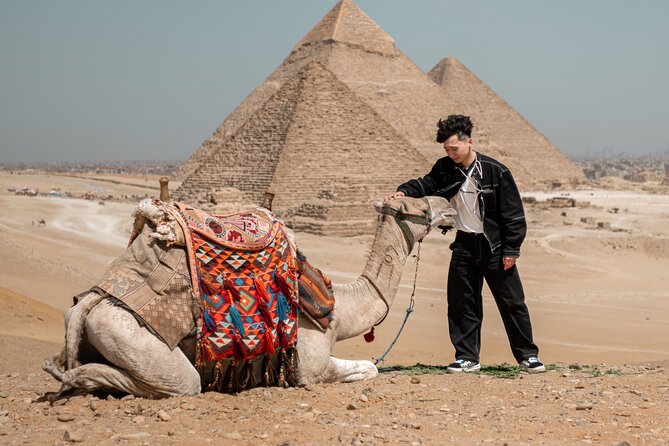 Giza Pyramids Photoshoot with Jumping Horse, Camel and Sphinx - What the $100 price really buys