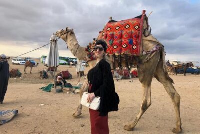 Giza Pyramids Sphinx Camel Ride Lunch with Camera Photographer