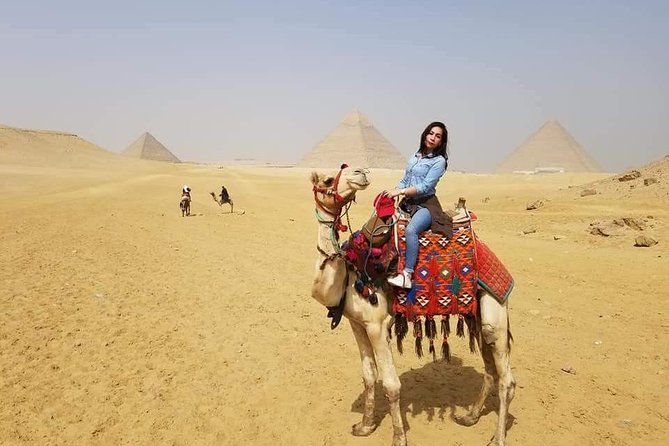 Giza Pyramids Sphinx Camel Ride Lunch with Camera Photographer - Koshary, local bazaars, and the shopping question
