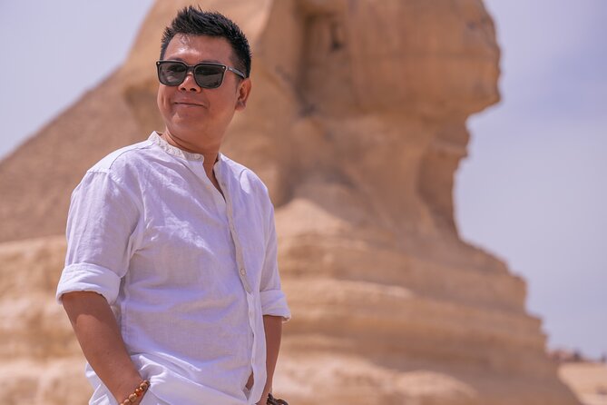 Giza pyramids with professional photography - Why the private format can save a short Cairo visit