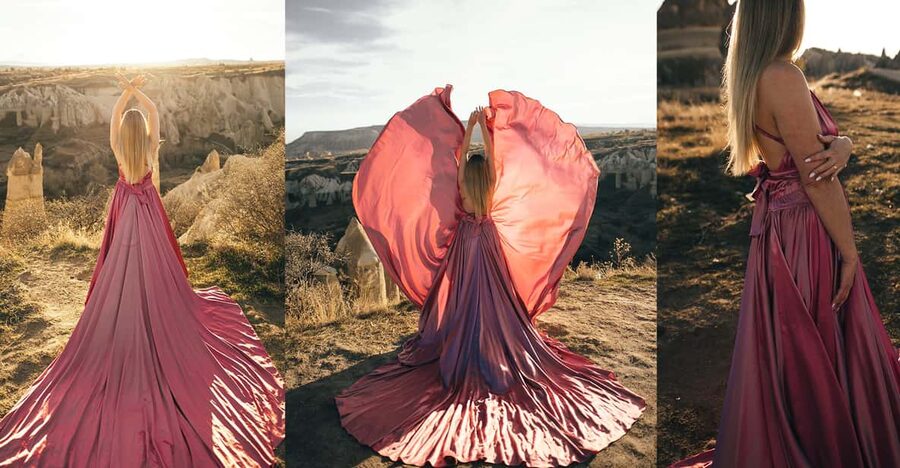 Göreme: Cappadocia Satin Flying Dress Rental - Who will get the most from this rental