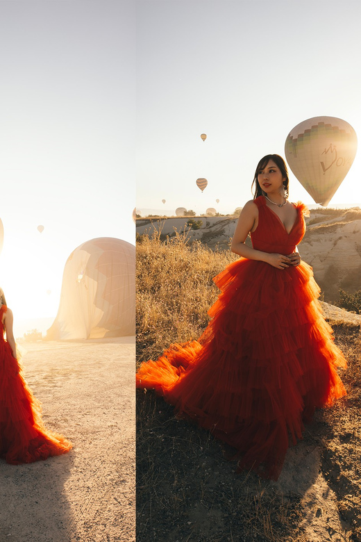Göreme: Cappadocia Satin Flying Dress Rental - What the $24 rental actually covers