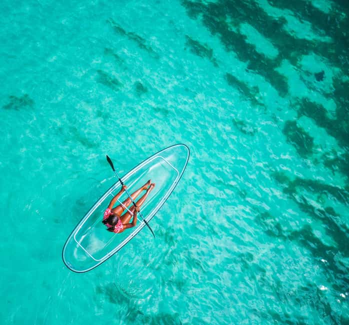 Grenada: Clear Kayak Tour with Drone Photoshoot - Pickup at Grand Anse and the start at Morne Rouge
