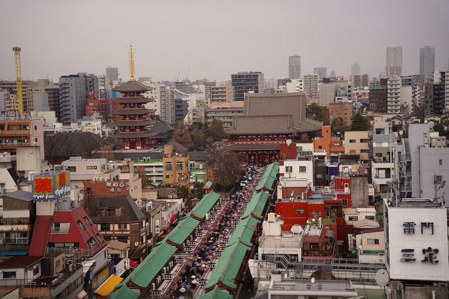 Guided Tour of Walking and Photography in Asakusa in kimono - Nakamise Street brings shopping into the experience