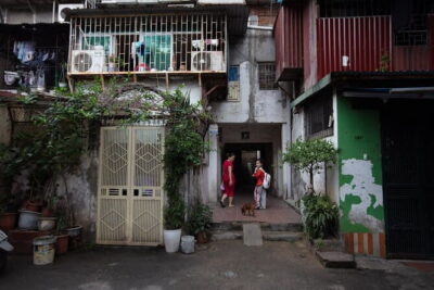 Hanoi Street Photography in a Vintage Community