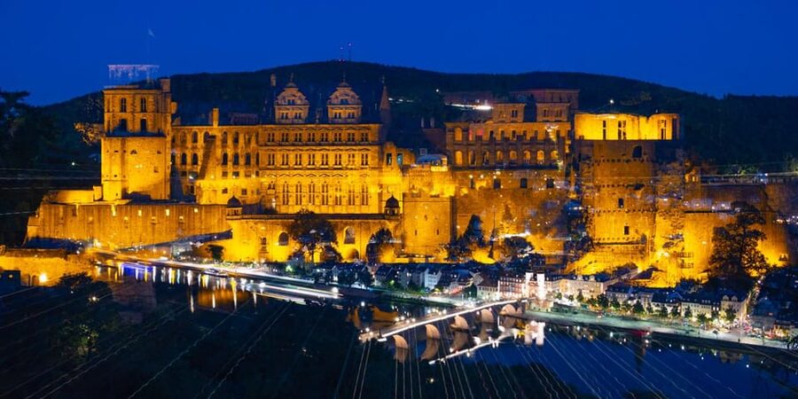 Heidelberg at Night - Photo Walk - Walking the Philosophenweg for the big views