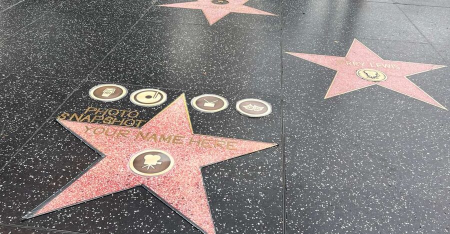 Hollywood: Make Your Own Star Walk of Fame Photo Experience - Your name on a Hollywood star