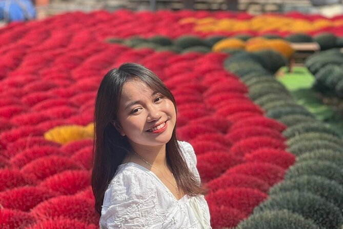 Instagram Incense Quang Phu Cau Village Tour with Train Street - Quang Phu Cau and the work behind the color