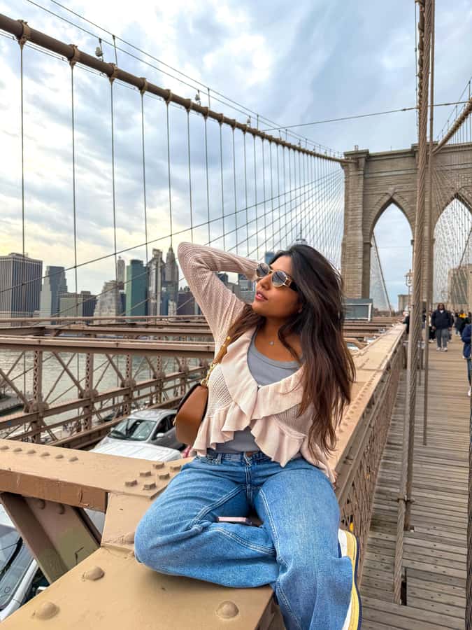 Instagram tour of New York with a private photographer - The Brooklyn Bridge Adds the Big Landmark Moment