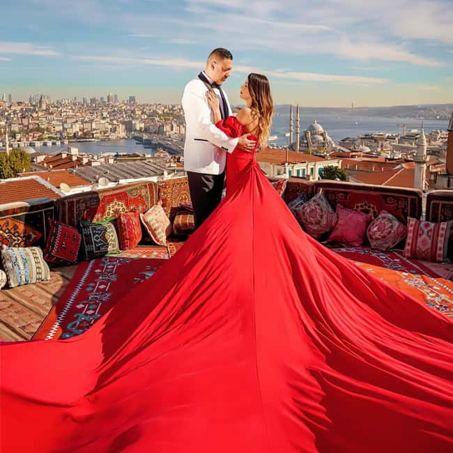 Istanbul: Flying Dress Photoshoot at Rooftop Terrace - Practical planning for your photo day