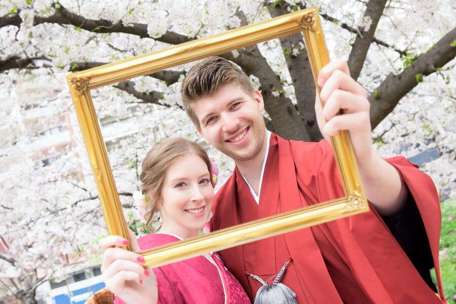 Kimono photoshoot-Includes 100 photo data - Arriving at Studio Norluss in Shinsaibashi
