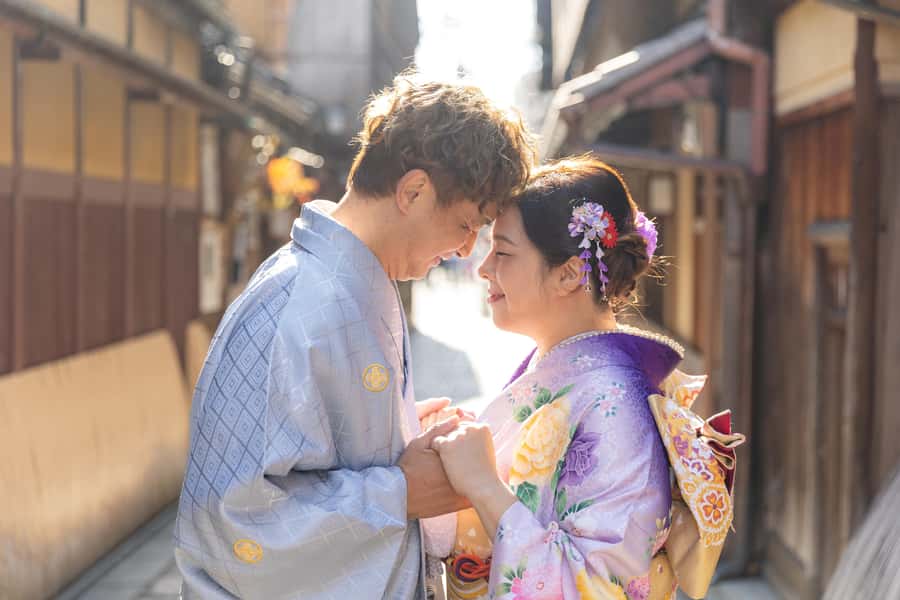 Kyoto Kimono Professional Photoshoot - Wearing the kimono around Kyoto afterward