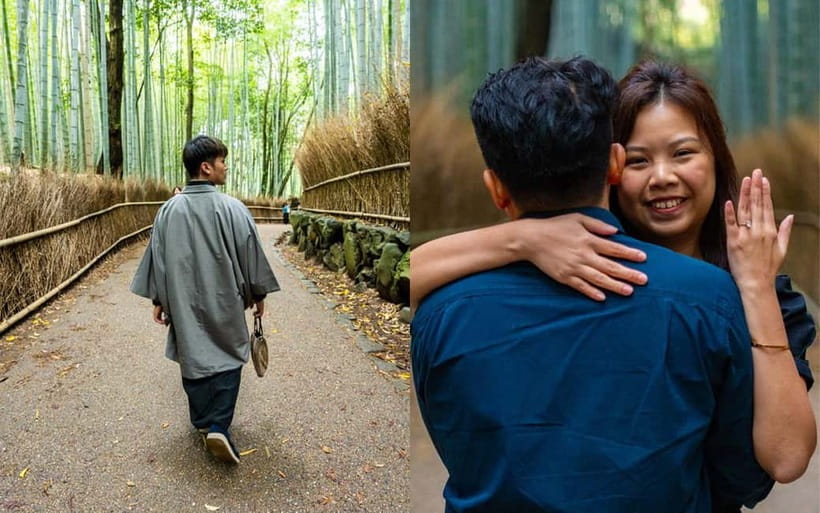 Kyoto: Private Photoshoot Experience in Arashiyama Bamboo - The bamboo grove, with realistic expectations