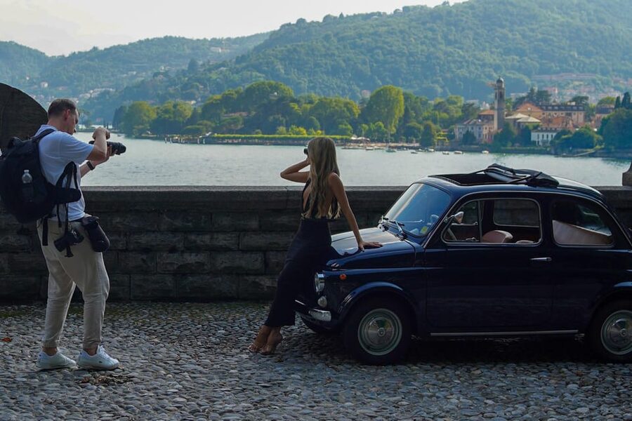 Lake Como: 2hr Photo Tour in a Classic Fiat 500 - What you receive after the camera stops