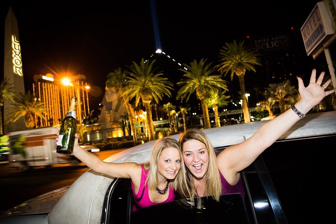 Las Vegas Strip by Super Stretch Limo with Personal Photographer - The Welcome to Fabulous Las Vegas sign
