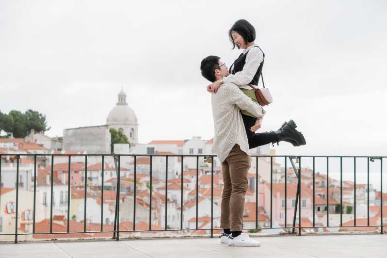 Lisbon: Cinematic Photoshoot with Local Photographer Guide - Praça da Figueira and the Santa Justa Lift