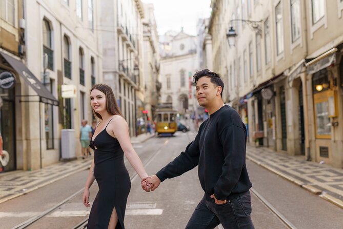 Lisbon Cinematic Photoshoot with Top-Rated Photographer - Praça Dom Pedro IV and Praça da Figueira