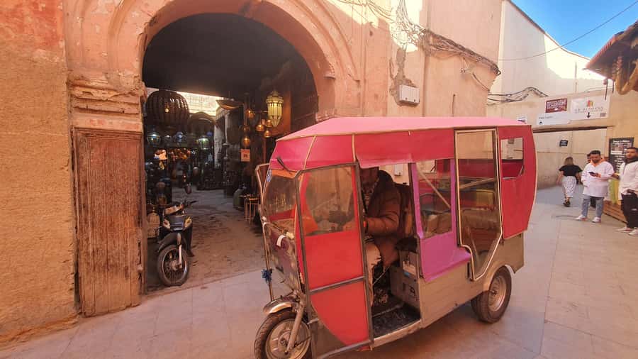 Marrakech Tuk-Tuk Tour with Photography Museum+Secret Garden - From Koutoubia to the old city walls