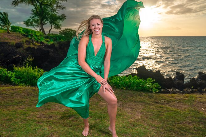 Maui Flying Dress Photoshoot Experience - What you receive after the shoot
