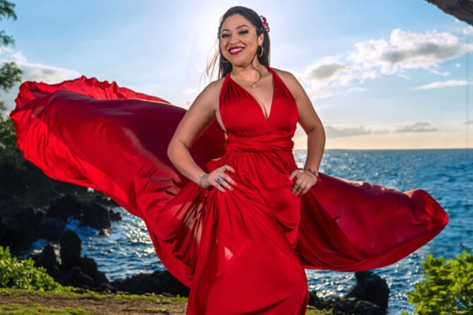 Maui Flying Dress Photoshoot Experience - Timing, weather, and booking details