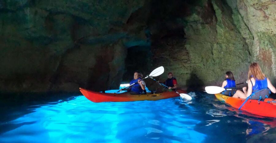MENORCA: Kayak cave route + photo session. - Snorkeling in the Cave of Light